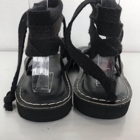 Lace up Gladiator style Sandals
Dark Brown - Picture 6 of 8